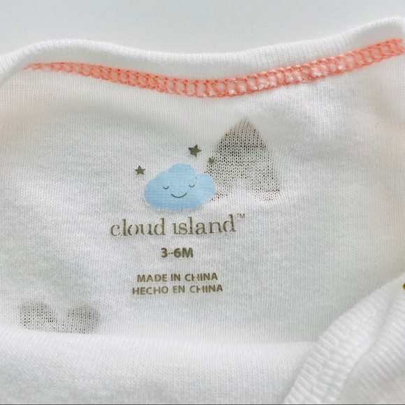 Baby Girls Glitter Gold Heart Short Sleeve Onesie - Picture 5 of 5